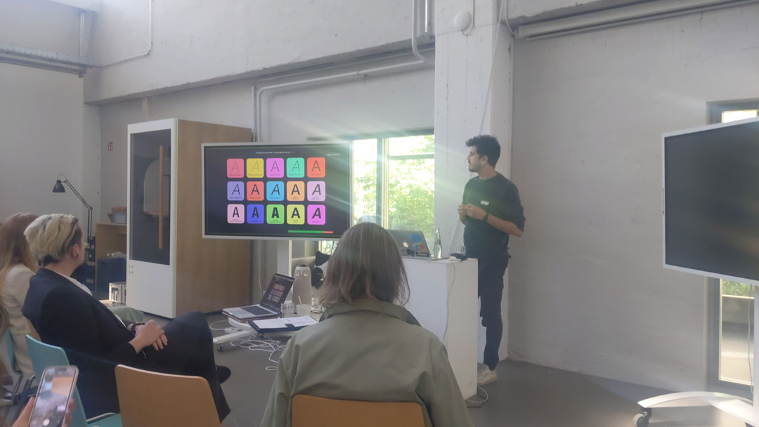 Kushtrim Hamzaj presenting PhD research at Design Promoviert colloquium – Bauhaus University Weimar