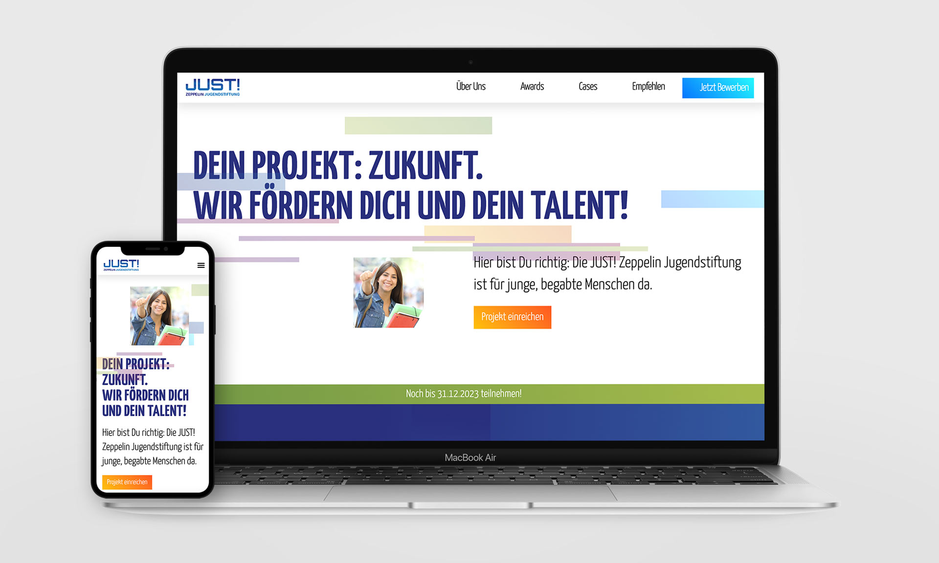 Zeppelin website UI design overview – UX project by Kushtrim Hamzaj at Söllner Communications